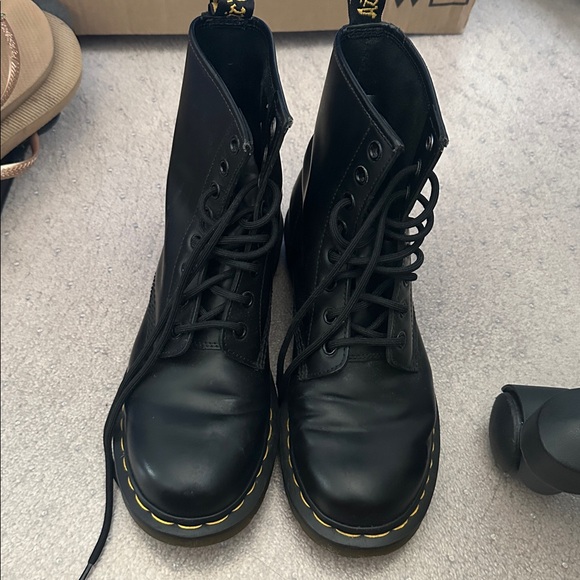 Dr. Martens Black 1460 Women's Lace-Up Boots - Picture 5 of 9